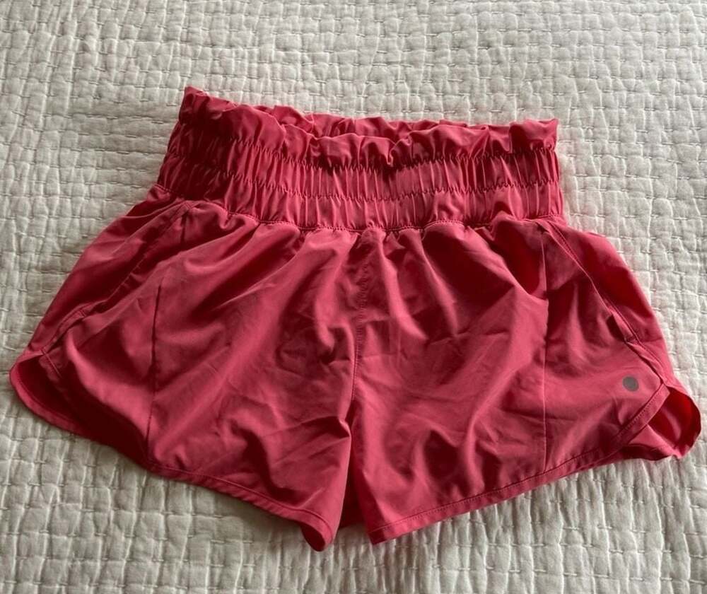 Apana Women's Hot Pink Lightweight Athletic Running Shorts Size Medium